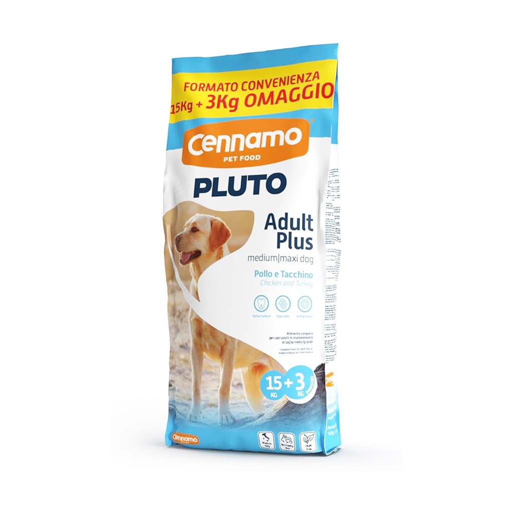 PLUTO ADULT PLUS KG 15+3  PROMO